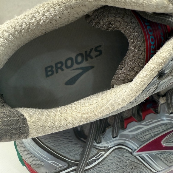 Brooks Ghost 8 GTX Running Shoe Gray Pink Sole 120193-1B-073 Woman's Size 8 Wide - Picture 13 of 13